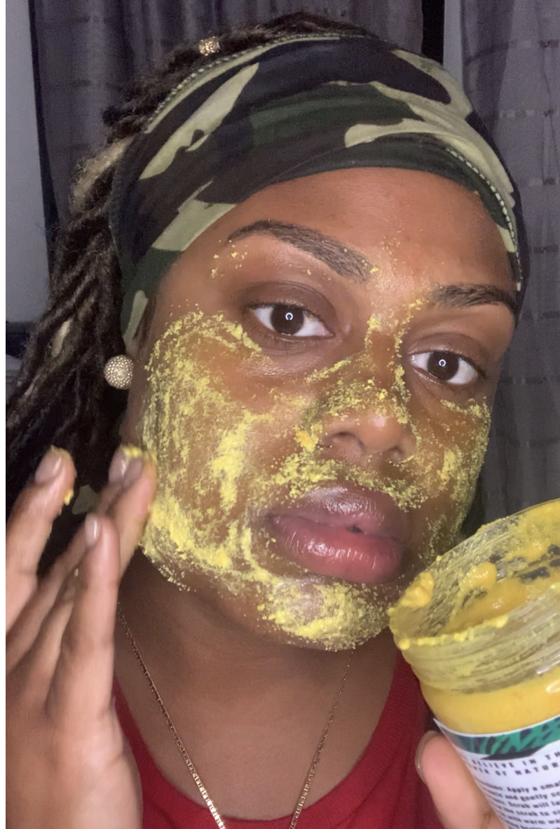 Honey Turmeric Facial Scrub