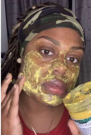 Honey Turmeric Facial Scrub